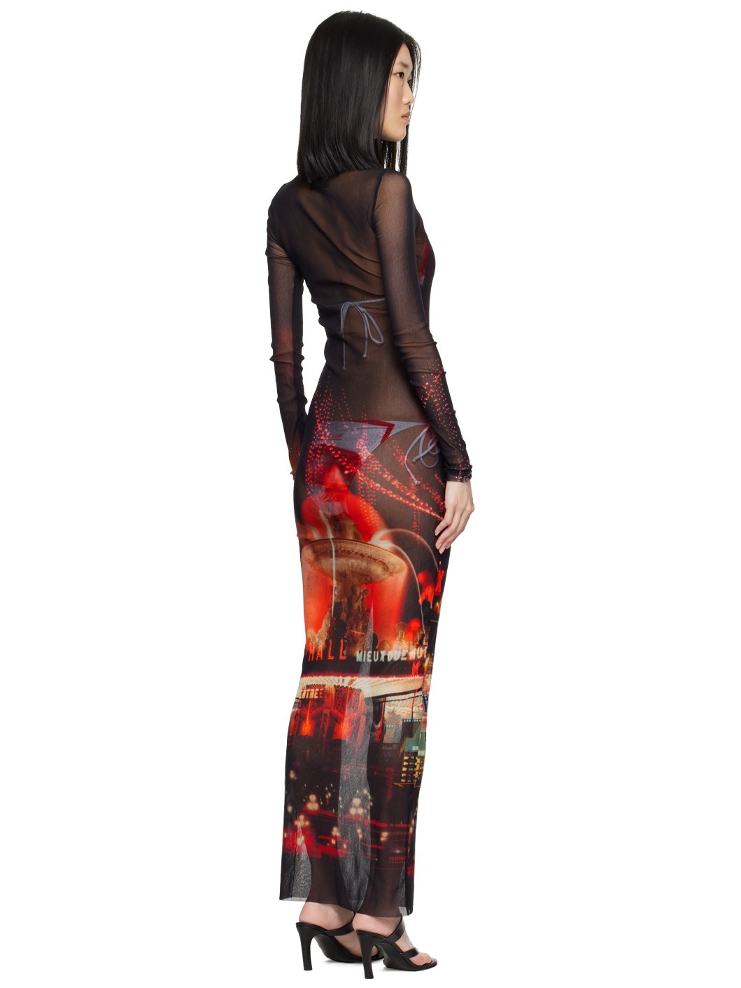 Red 'The Pigalle' Maxi Dress - 3