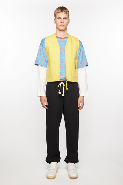 Acne Studios Canvas vest jacket - Dusty yellow outlook