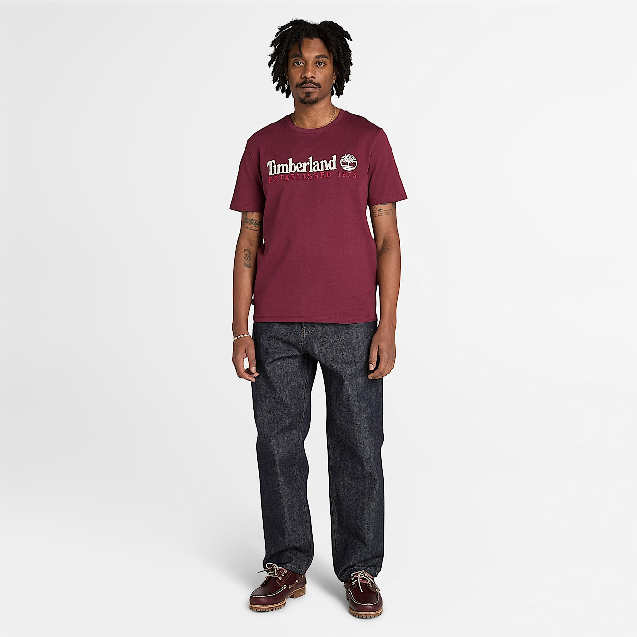 Men's Established 1973 Embroidery Logo T-Shirt - 3