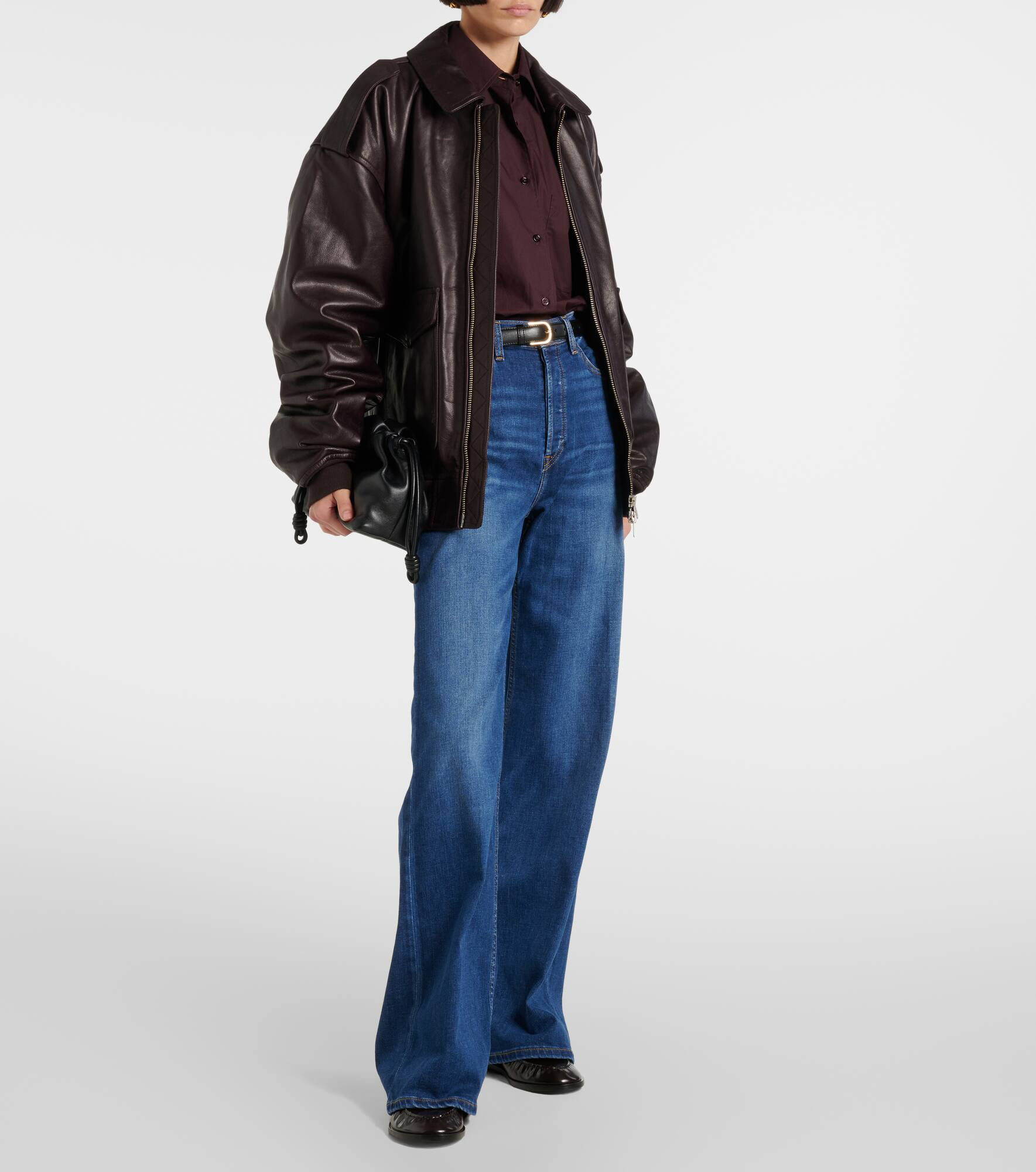 '70s high-rise wide-leg jeans - 2