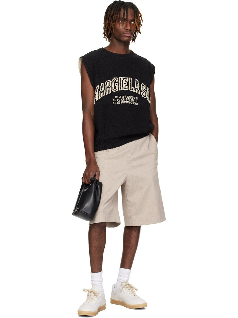 MM6 Maison Margiela Taupe Pocket Shorts outlook