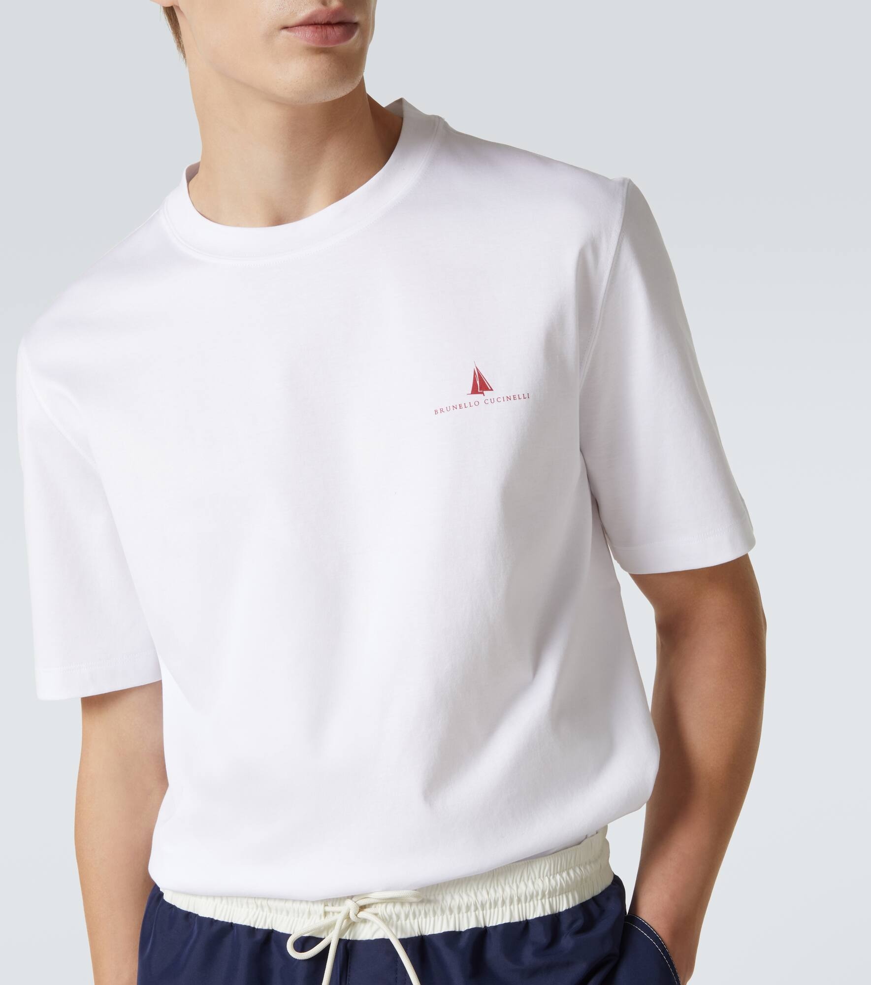Logo cotton jersey T-shirt - 5