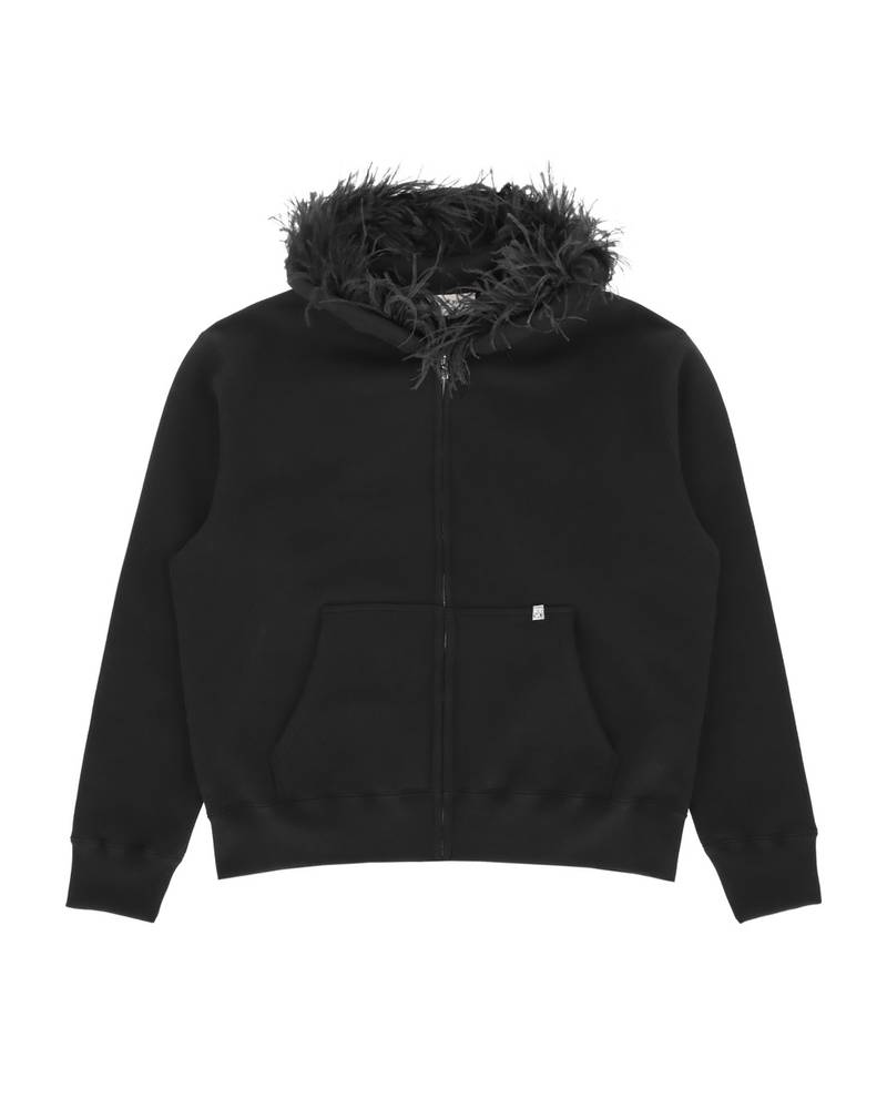 FEATHERED HOODIE REGULAR FIT 1