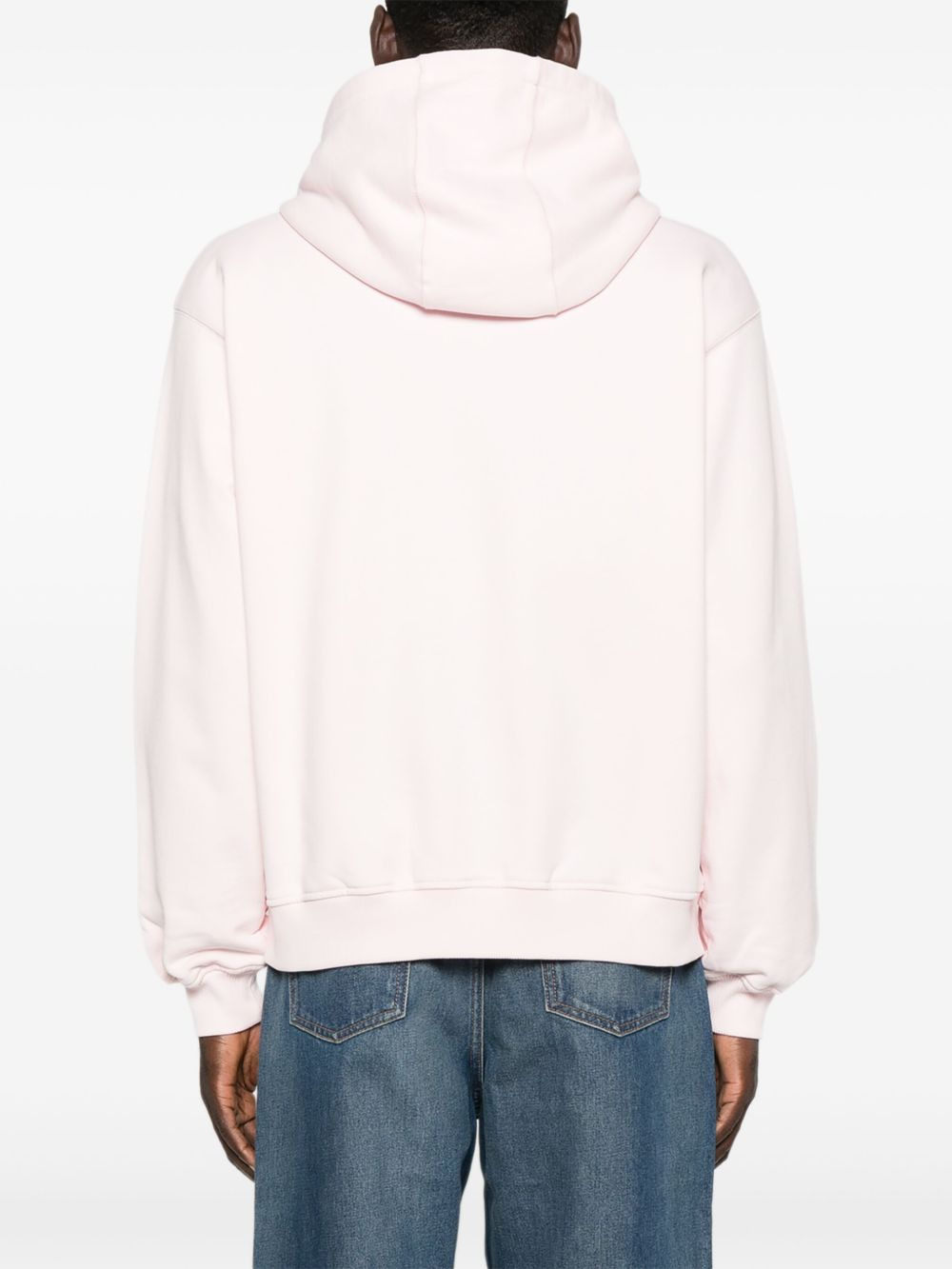 embroidered zip-up hoodie - 4