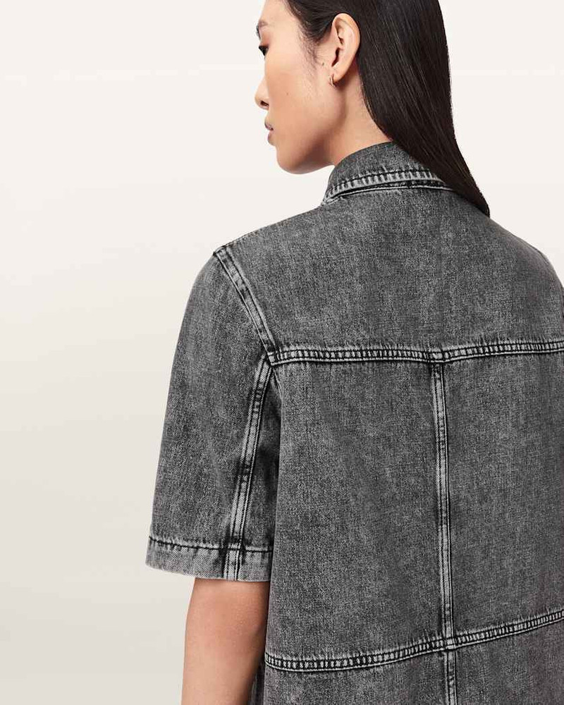 ROCK DENIM MINI DRESS 8
