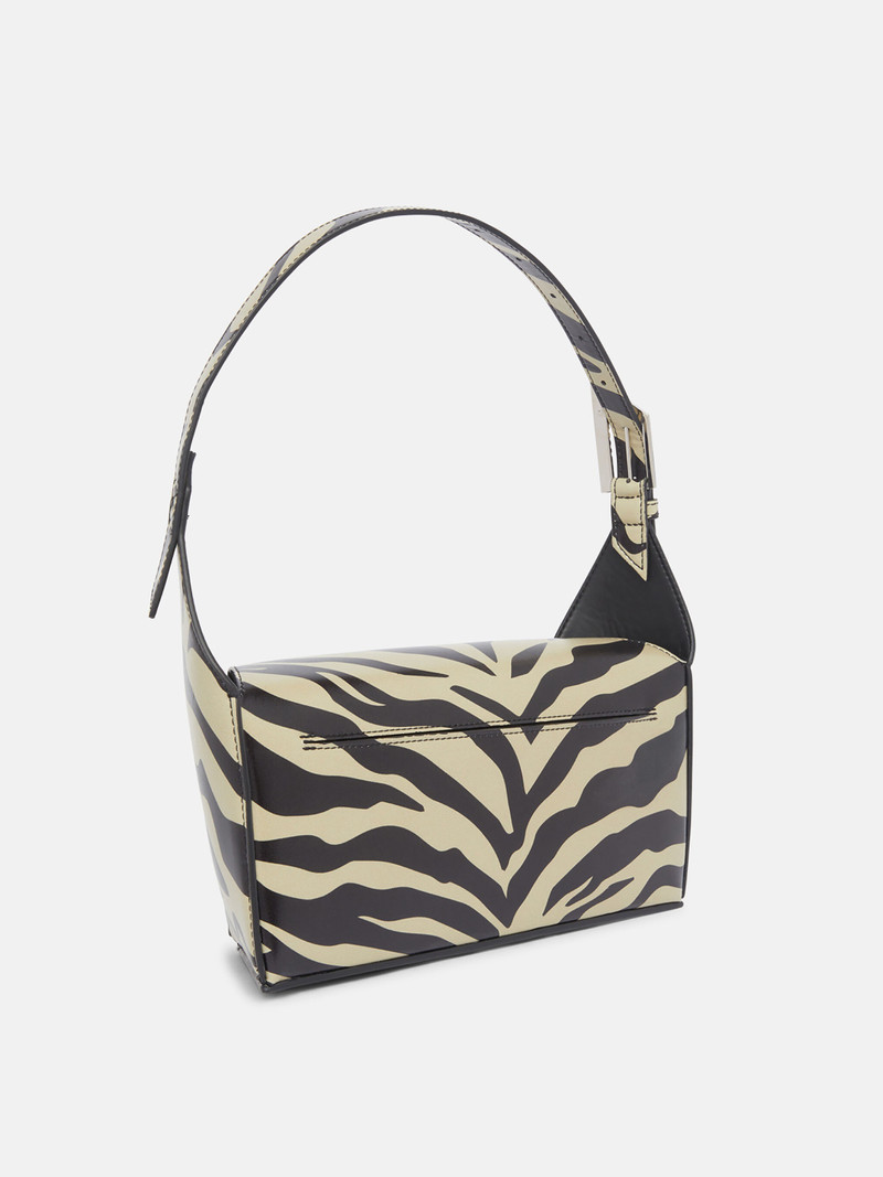 ''7/7'' BLACK AND SAFARI SHOULDER BAG 3