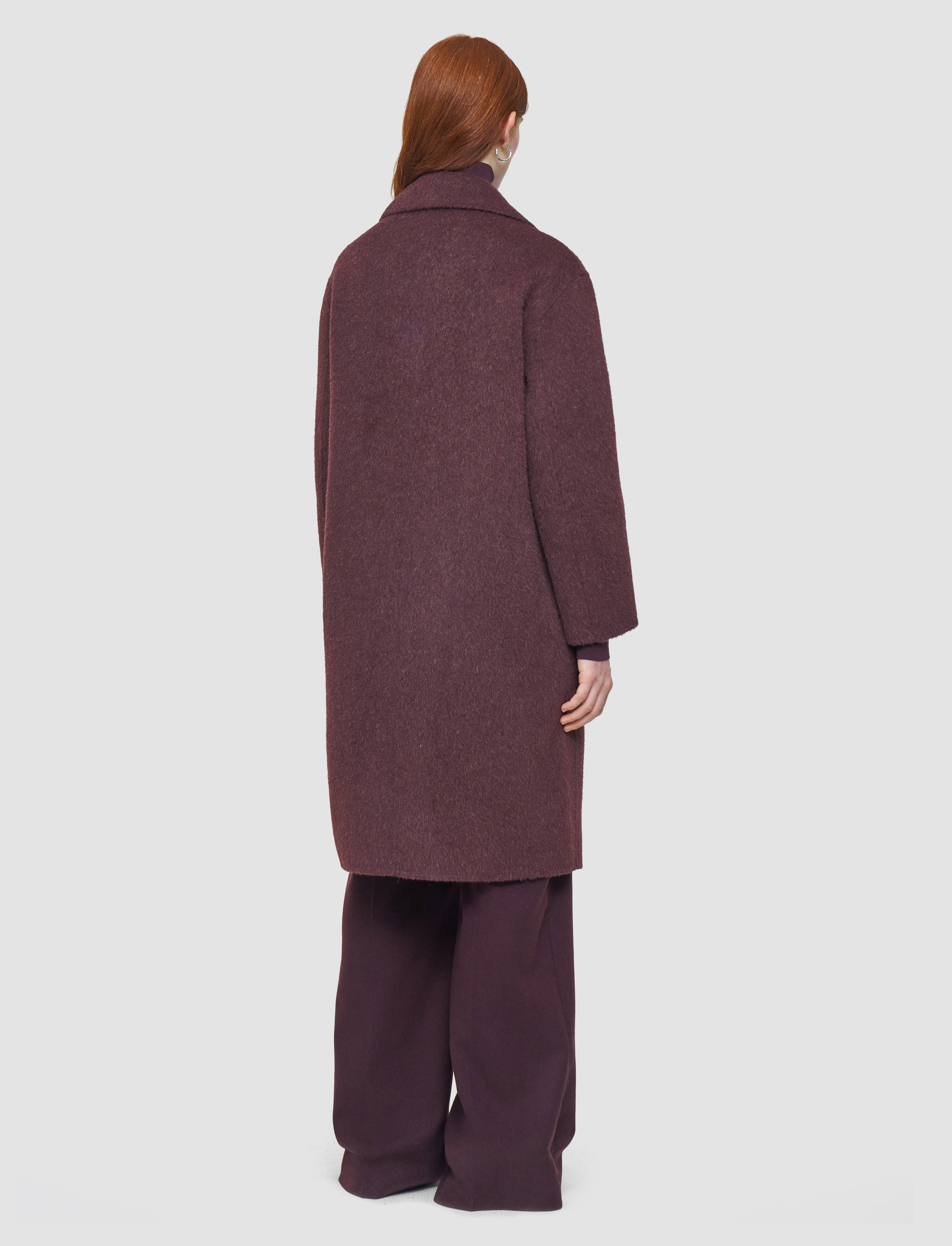 Yves Brushed Double Face Alpaca Coat - 3