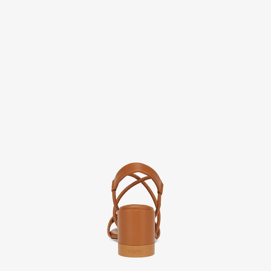 Brown leather sandals - 3