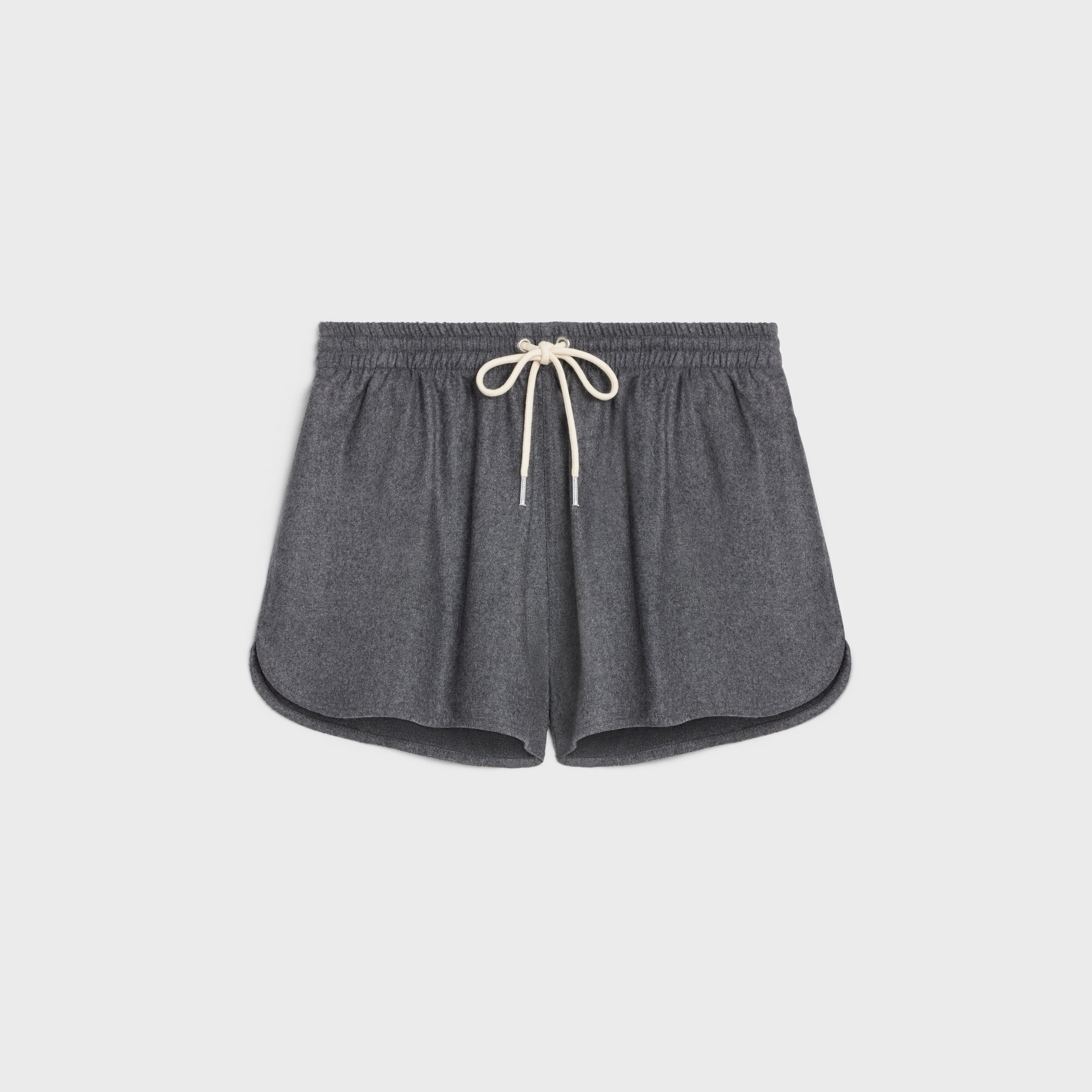 athletic shorts in cashmere flannel - 1
