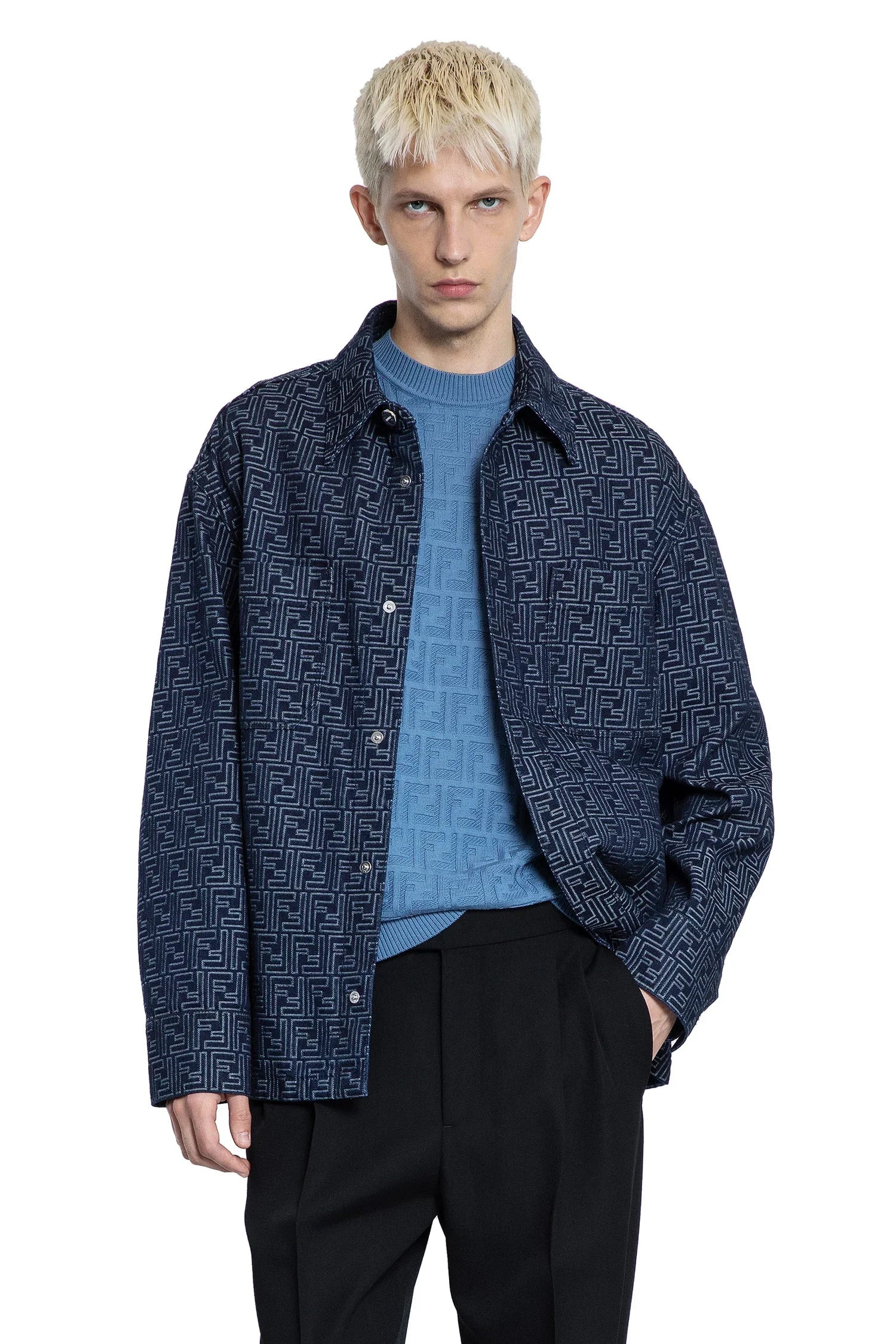 Ff-Jacquard-Denim-Jacket - 5