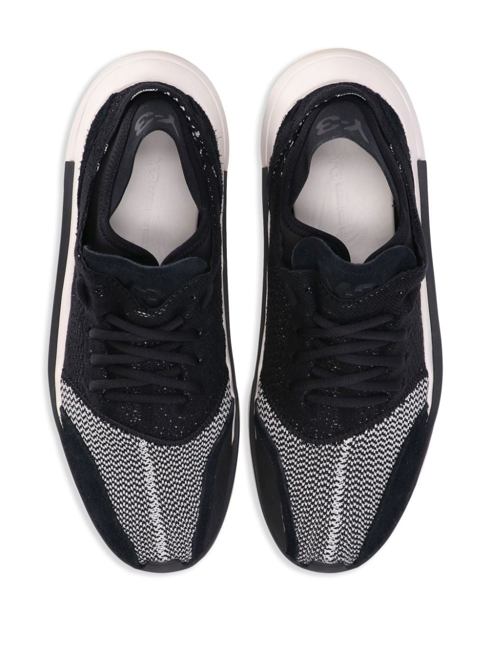 Qisan knitted low-top sneakers - 4