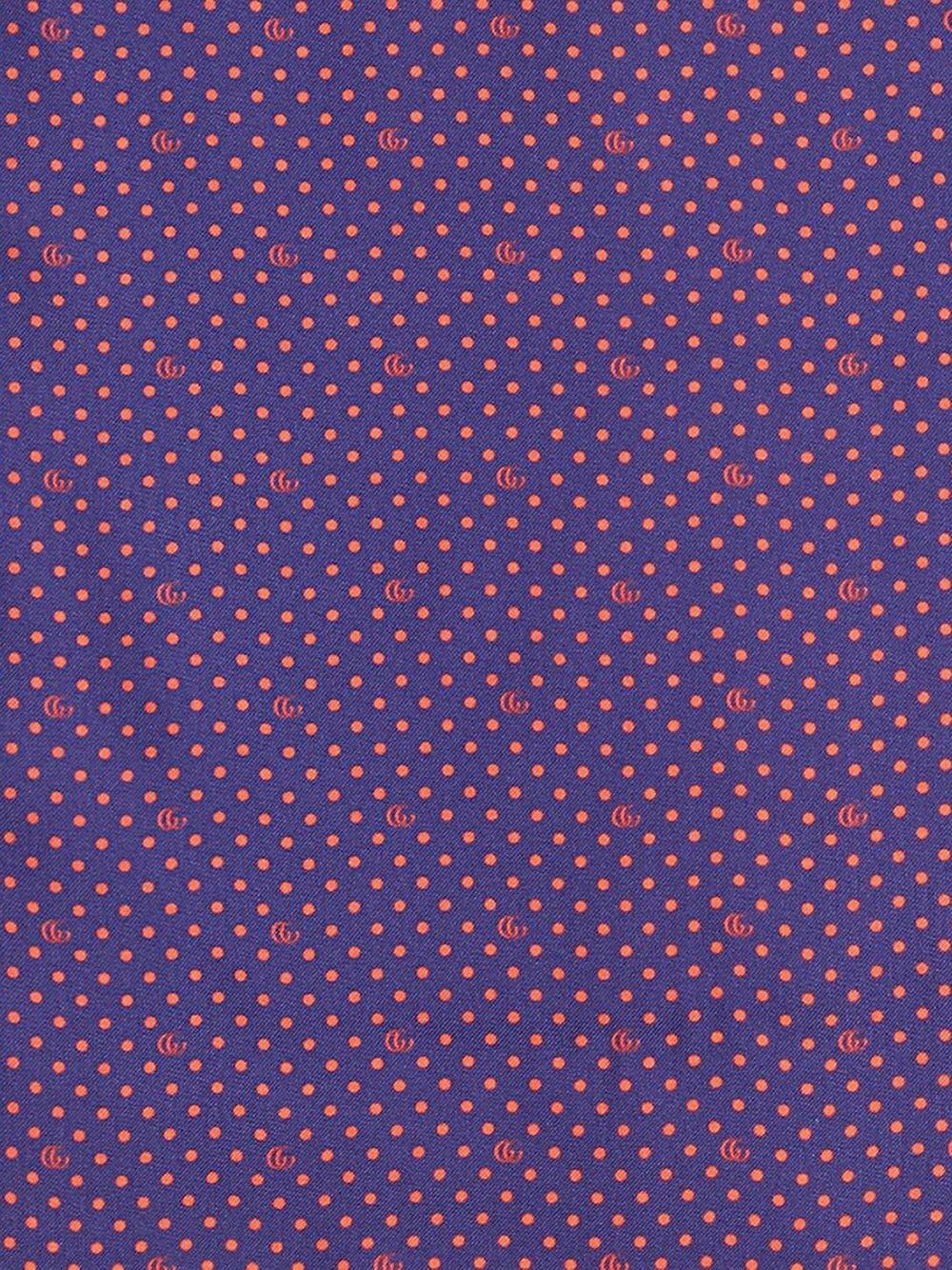 Double G polka-dot pocket square - 4