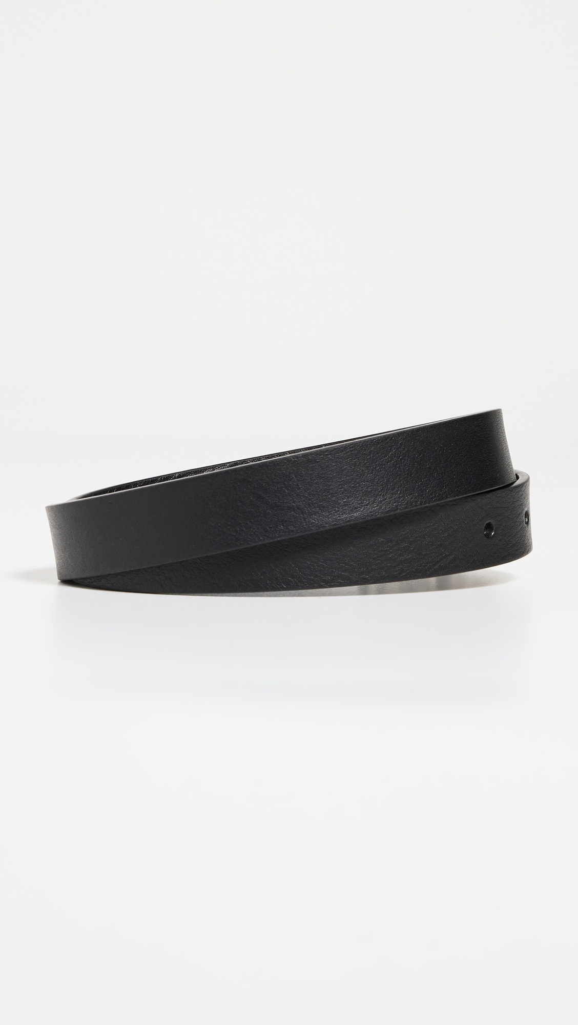 Skinny Western Leather Belt - 3
