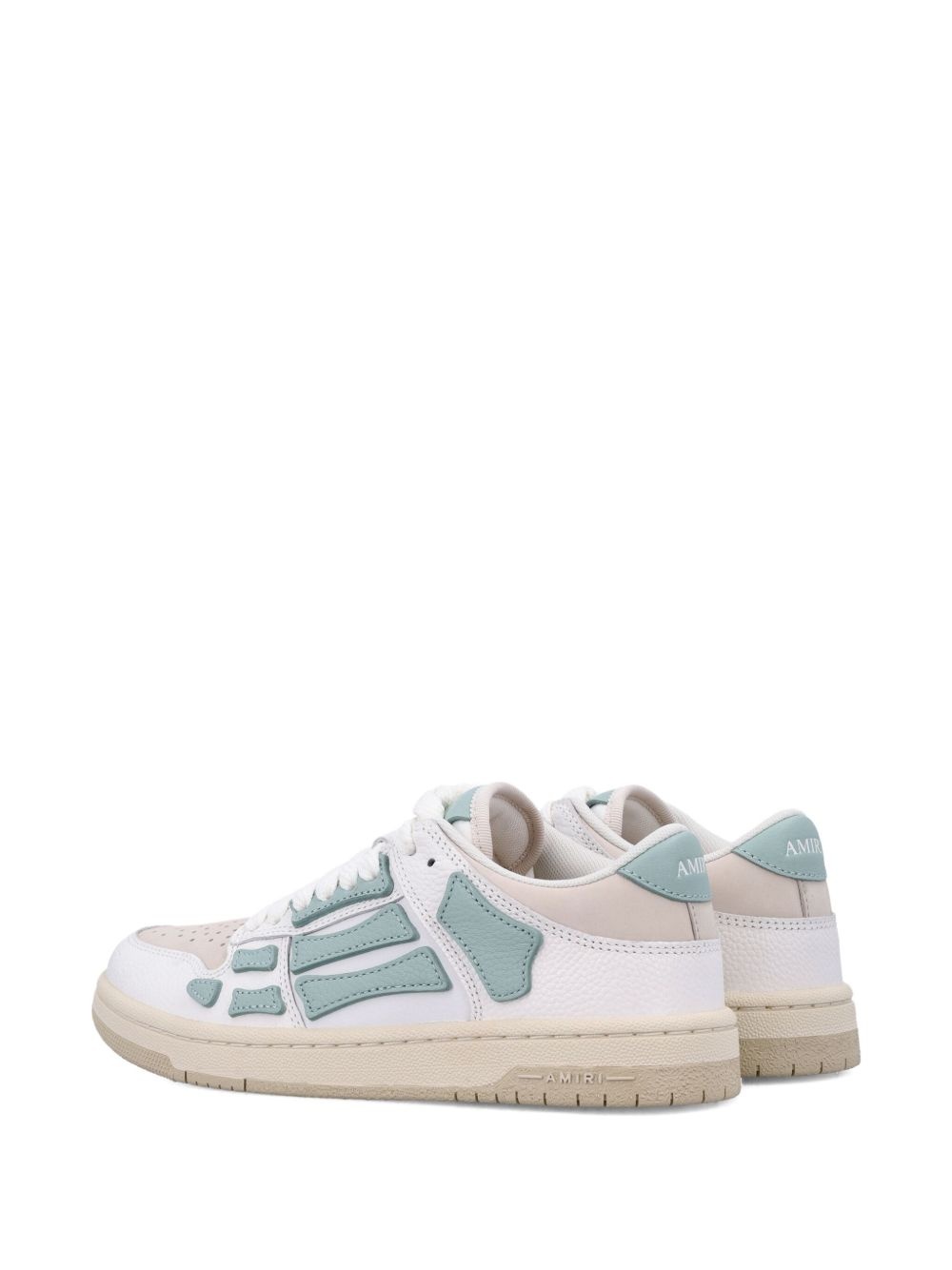 panelled low-top sneakers - 3
