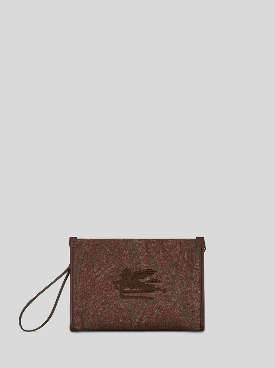 LARGE ARNICA POUCH WITH PEGASO DETAIL - 1