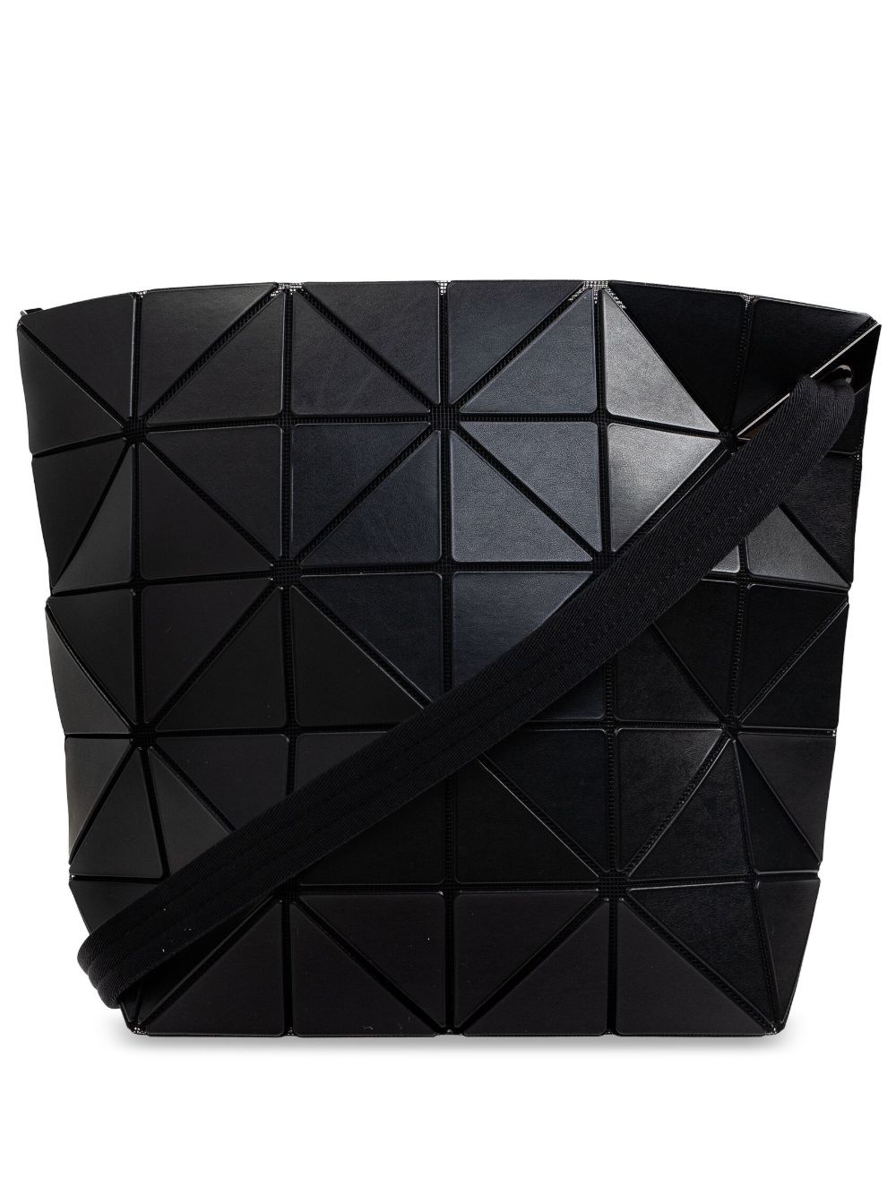 geometric-panelled shoulder bag - 1