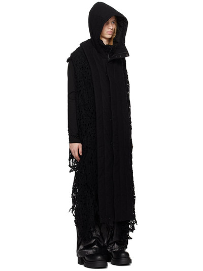 Julius Black Long Drape Hood outlook