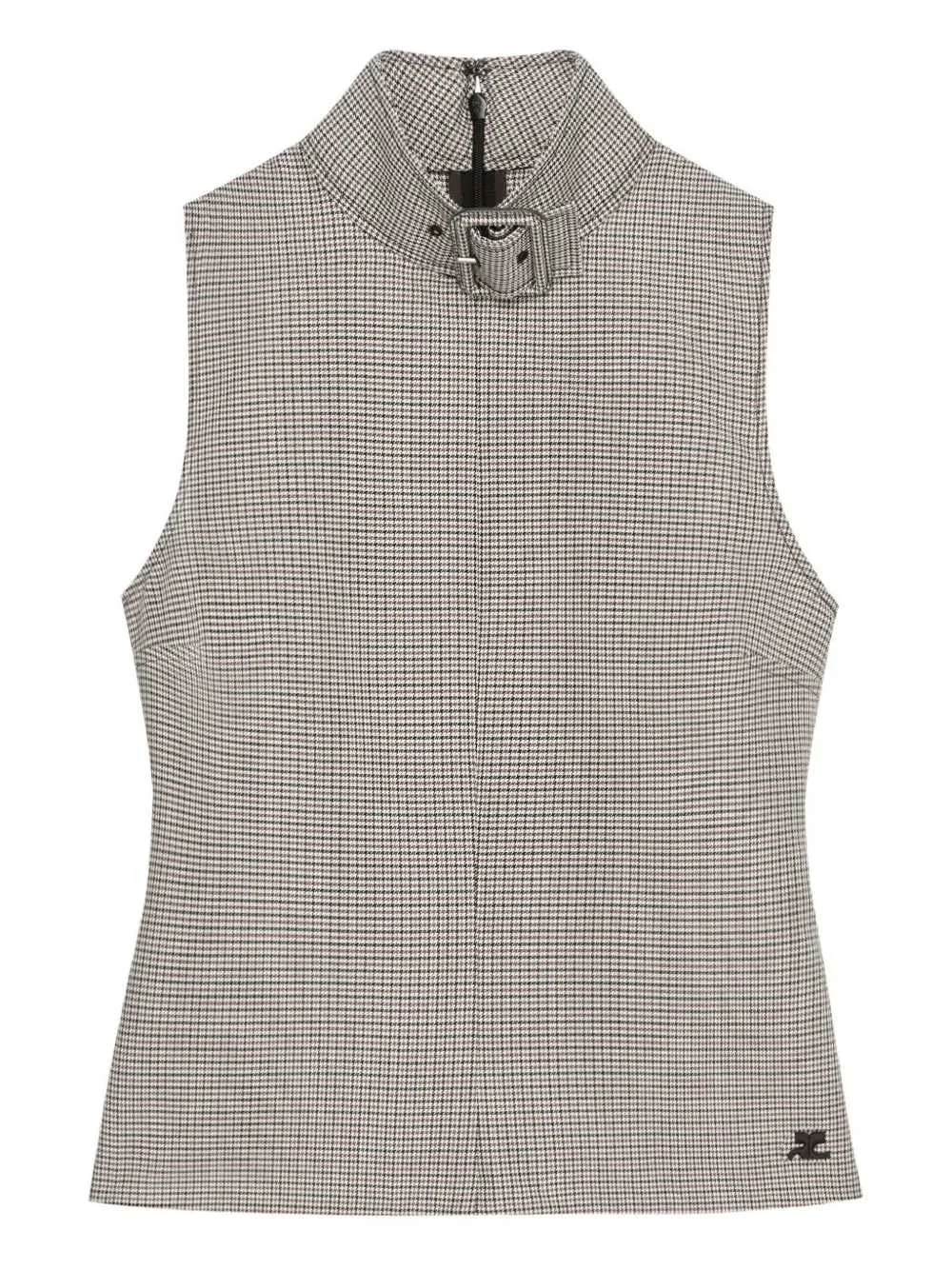 Courreges Women Houndstooth Top - 1