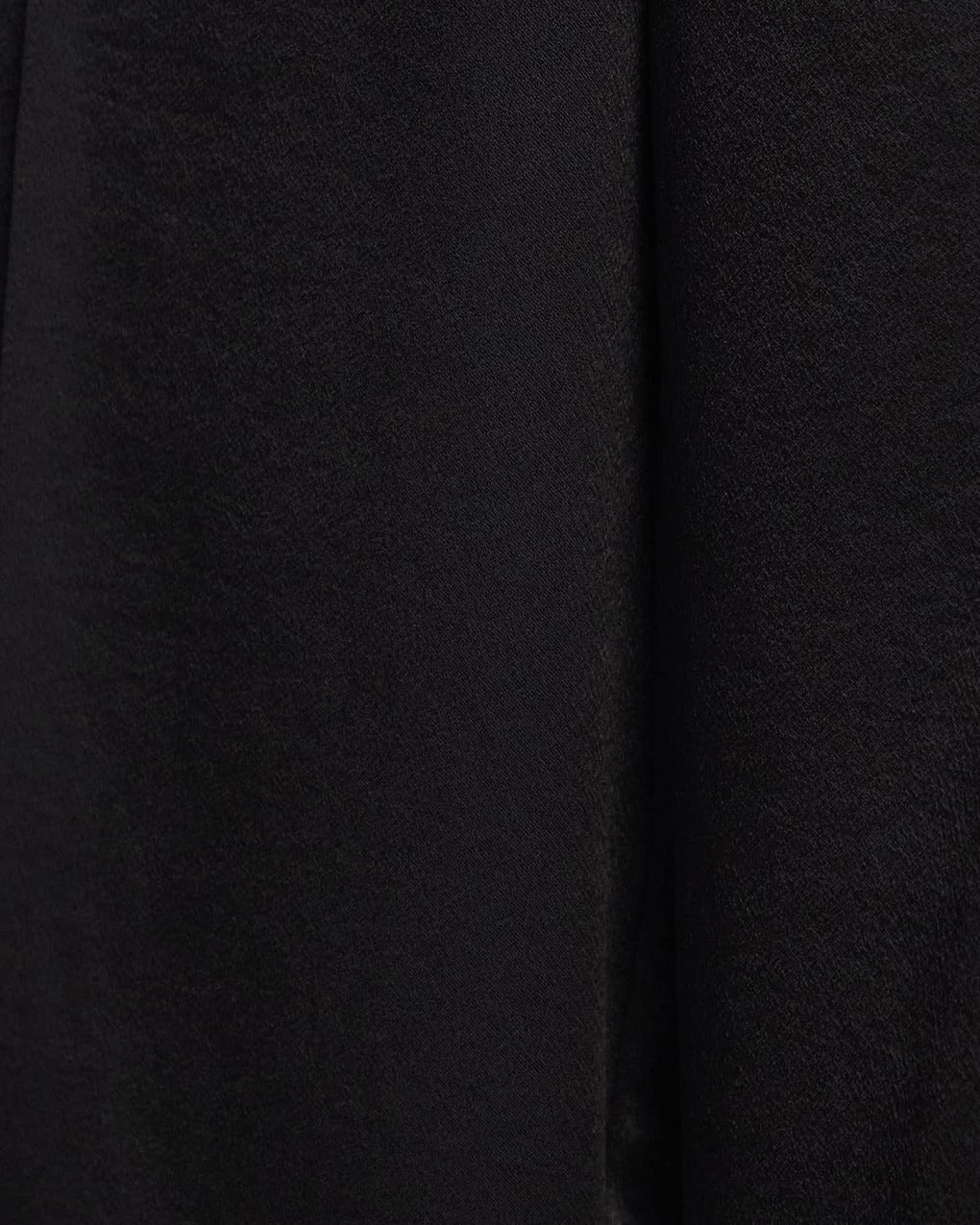 Trousers Mid Rise Side-Strap Crepe Black - 6