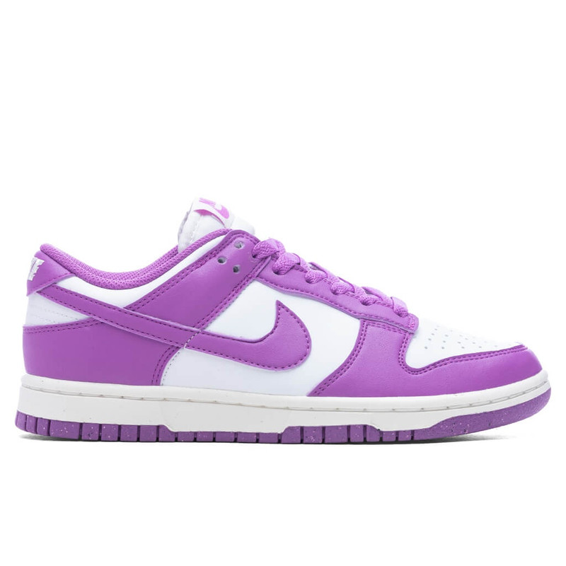 WOMEN'S DUNK LOW NEXT NATURE - SUMMIT WHITE/BLACK RASPBERRY - 1