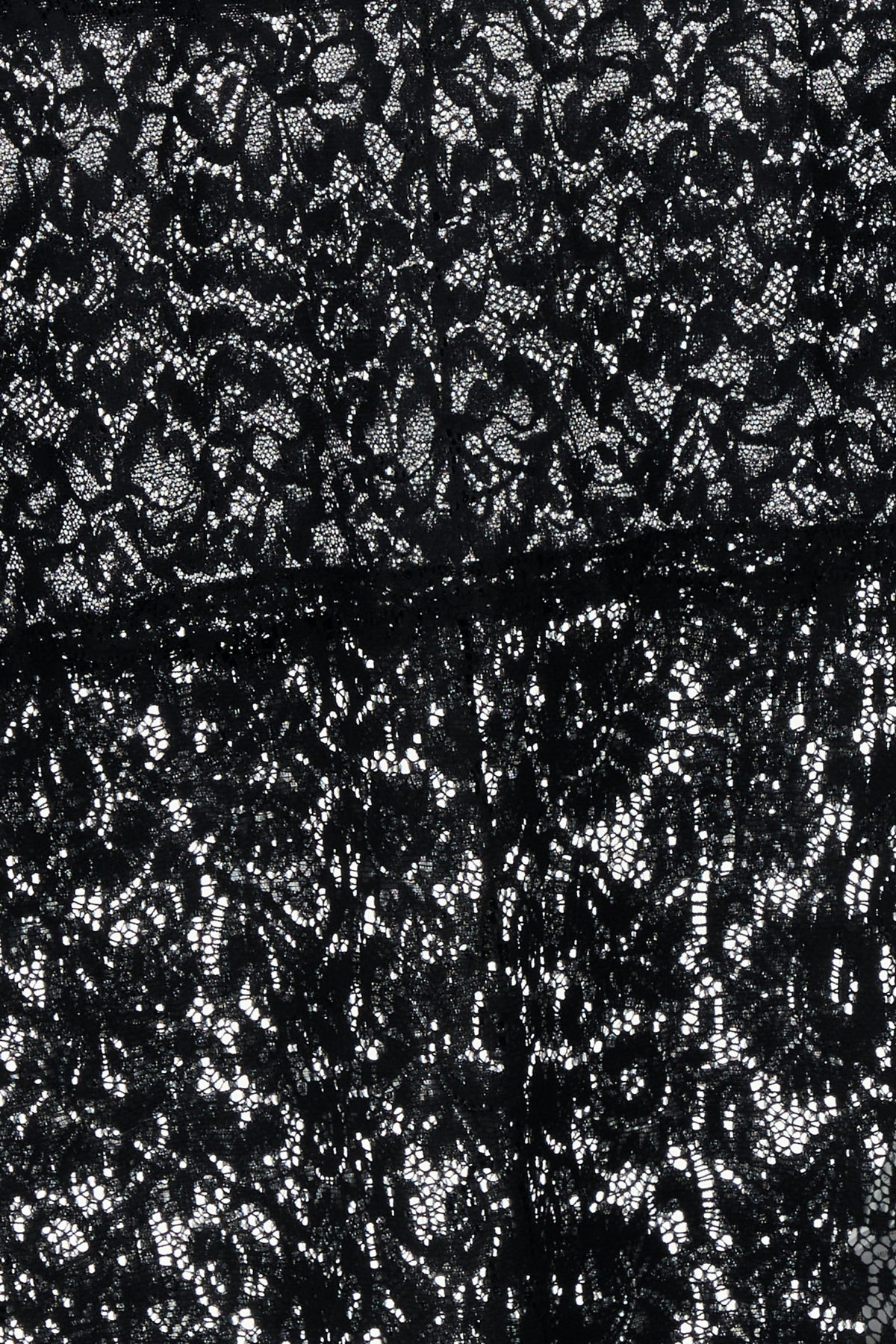 Black tulle and lace top - 3