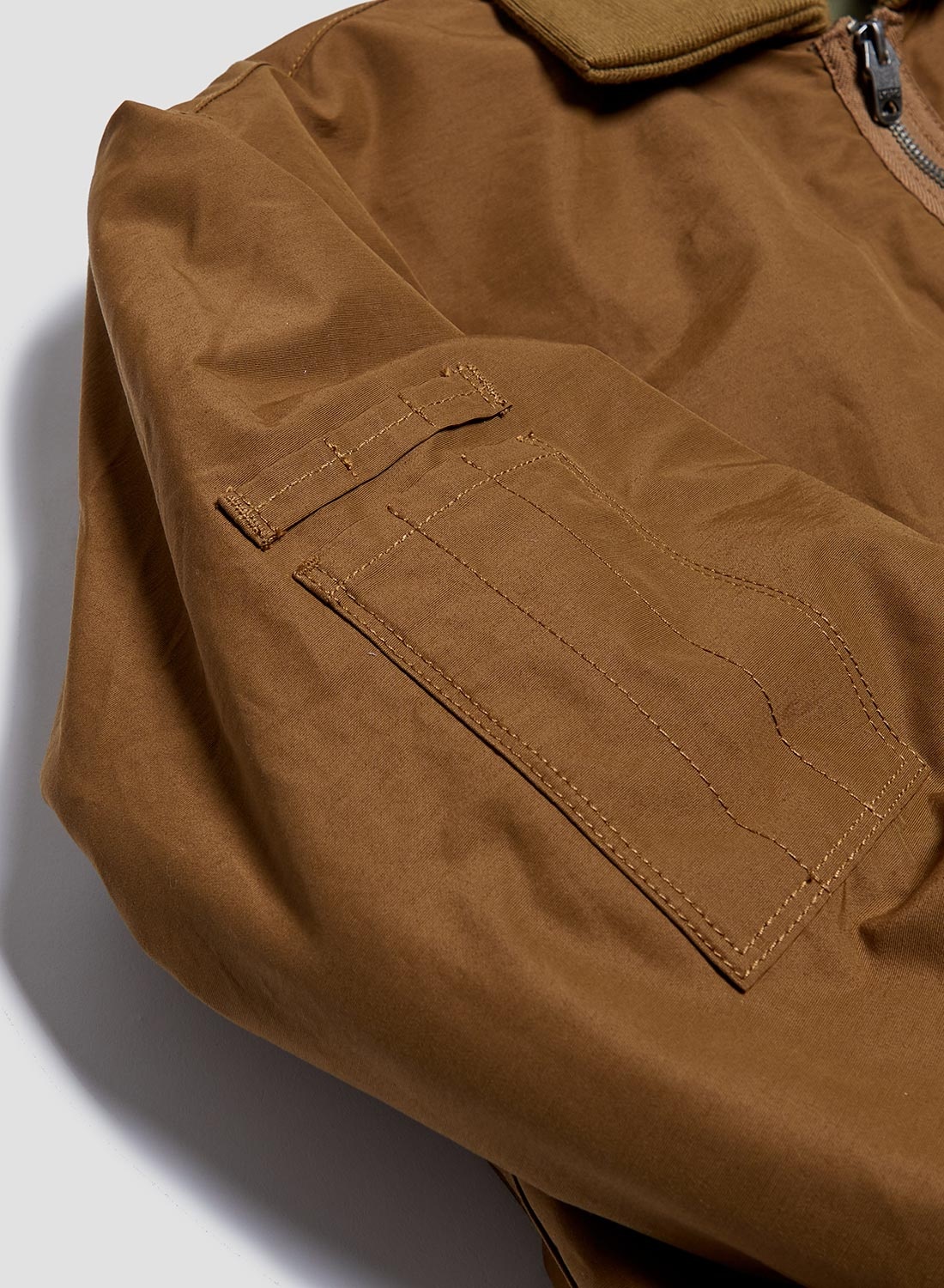 Tank Jacket in Tan - 8