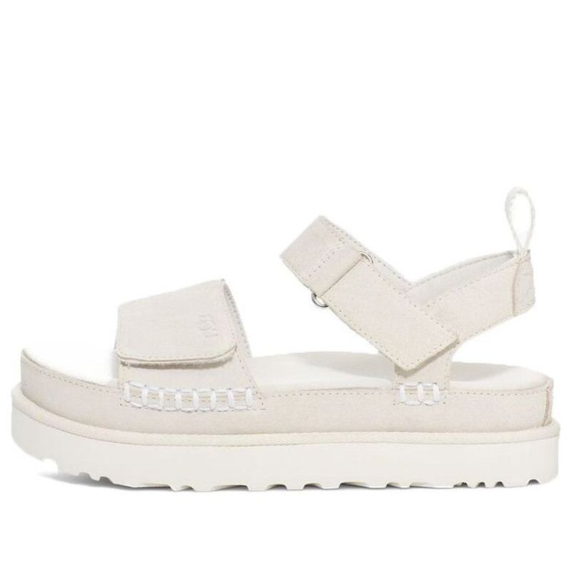 UGG (WMNS) UGG Goldenstar Flatform Sandal 'White' 1117954-WHT outlook