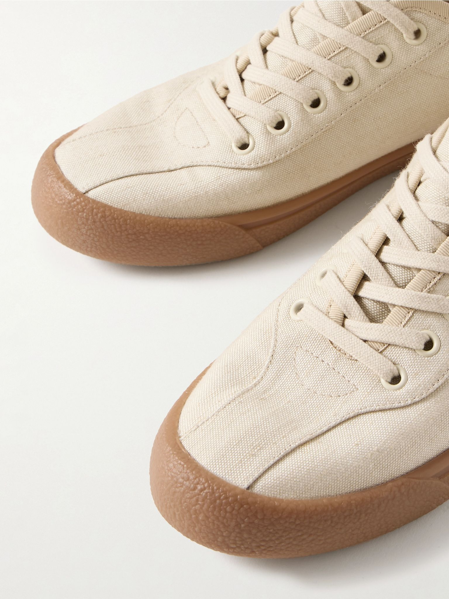 Canvas sneakers Off-white - 4