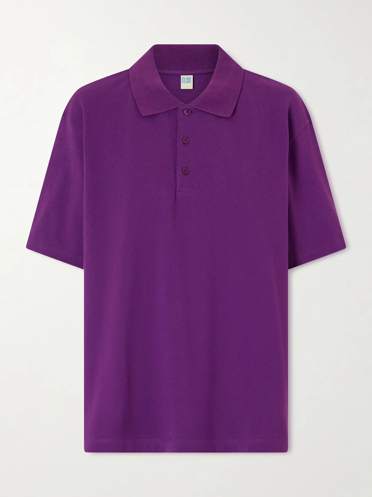 Julie Organic Cotton-piqué Polo Shirt - 1
