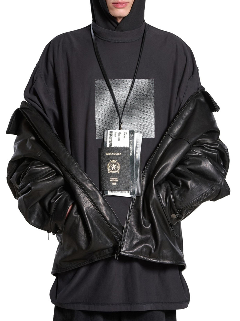 Men's Passport Phone Holder - Black 3