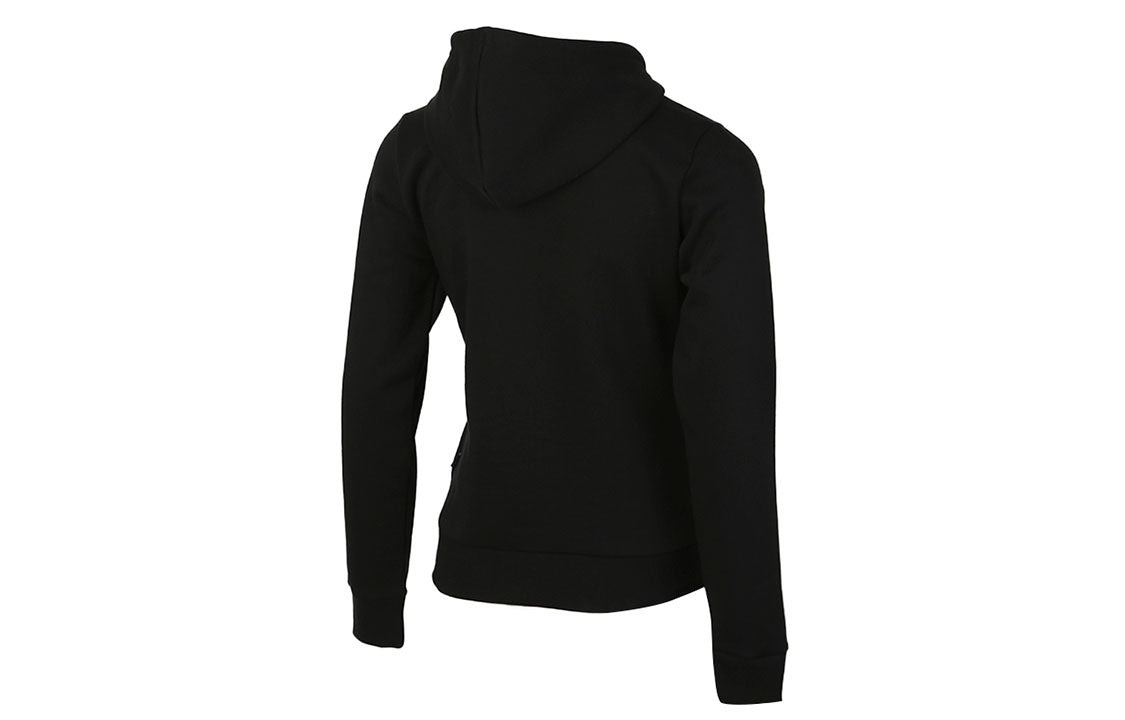 (WMNS) PUMA Essentials Hoodie 'Black White' 586938-01 - 2
