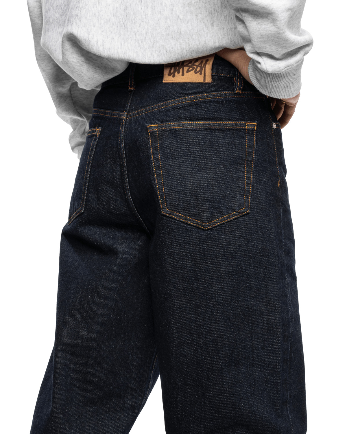 Relaxed Jeans Denim Rinsed Indigo - 4