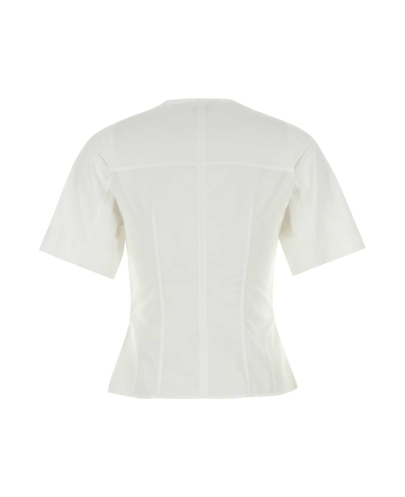 White Poplin Shirt - 2