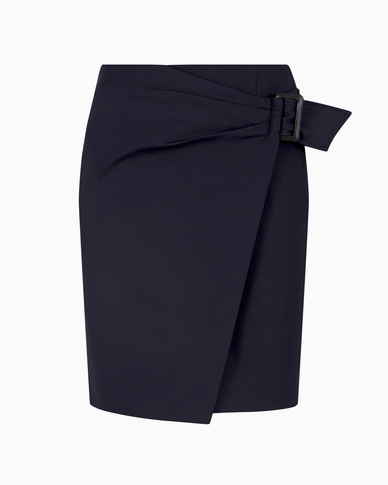 COMPACT STRETCH COTTON PANELLED SKIRT 1