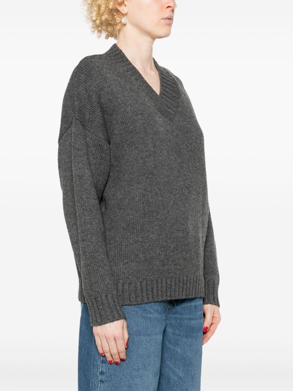 V-neck sweater - 3