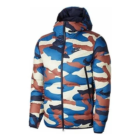 Nike Camouflage Casual Sports Printing Down Jacket Camouflage BV4764-744 - 1