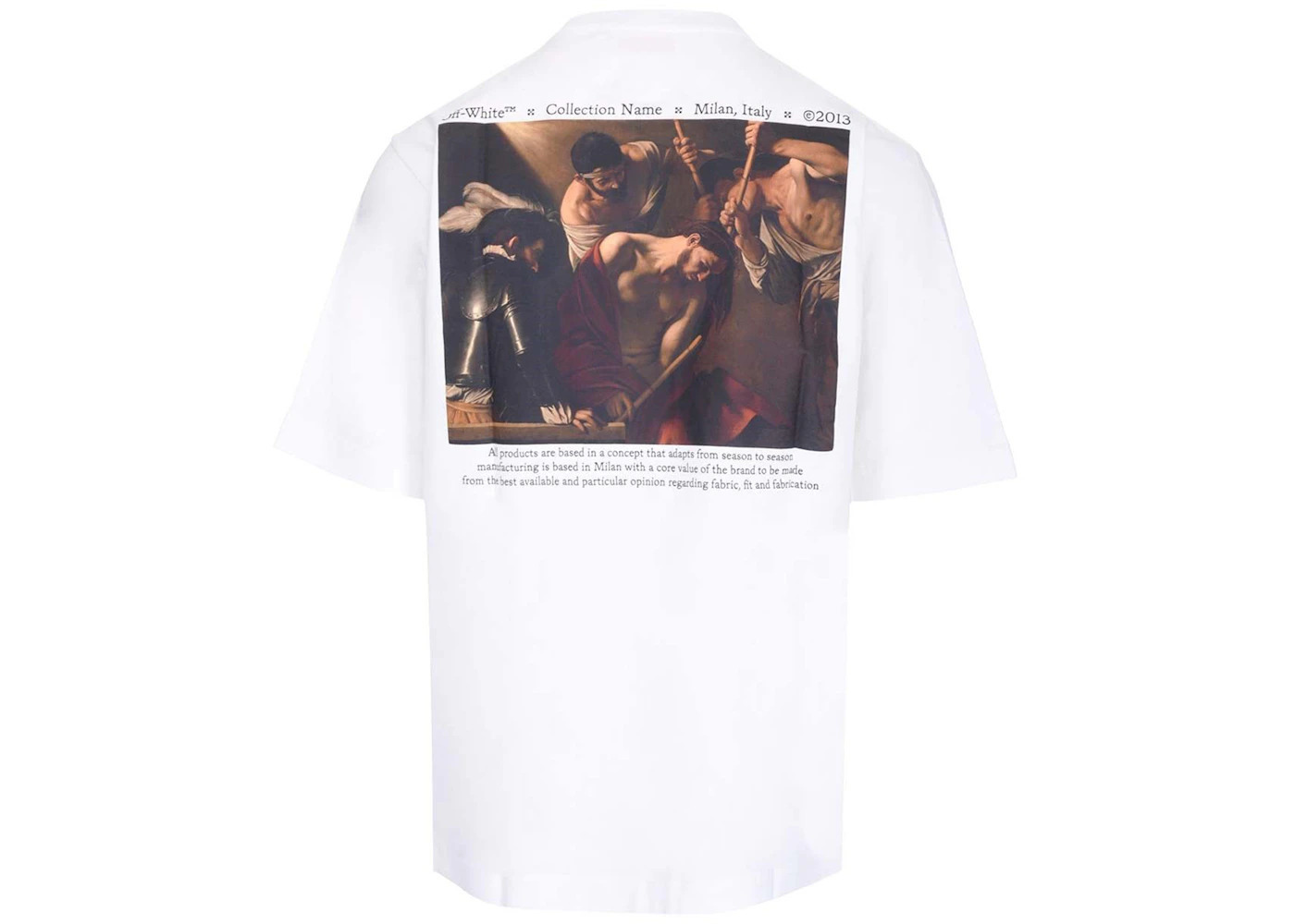 OFF-WHITE Caravaggio The Crowning With Thorns T-Shirt White/Multi - 2