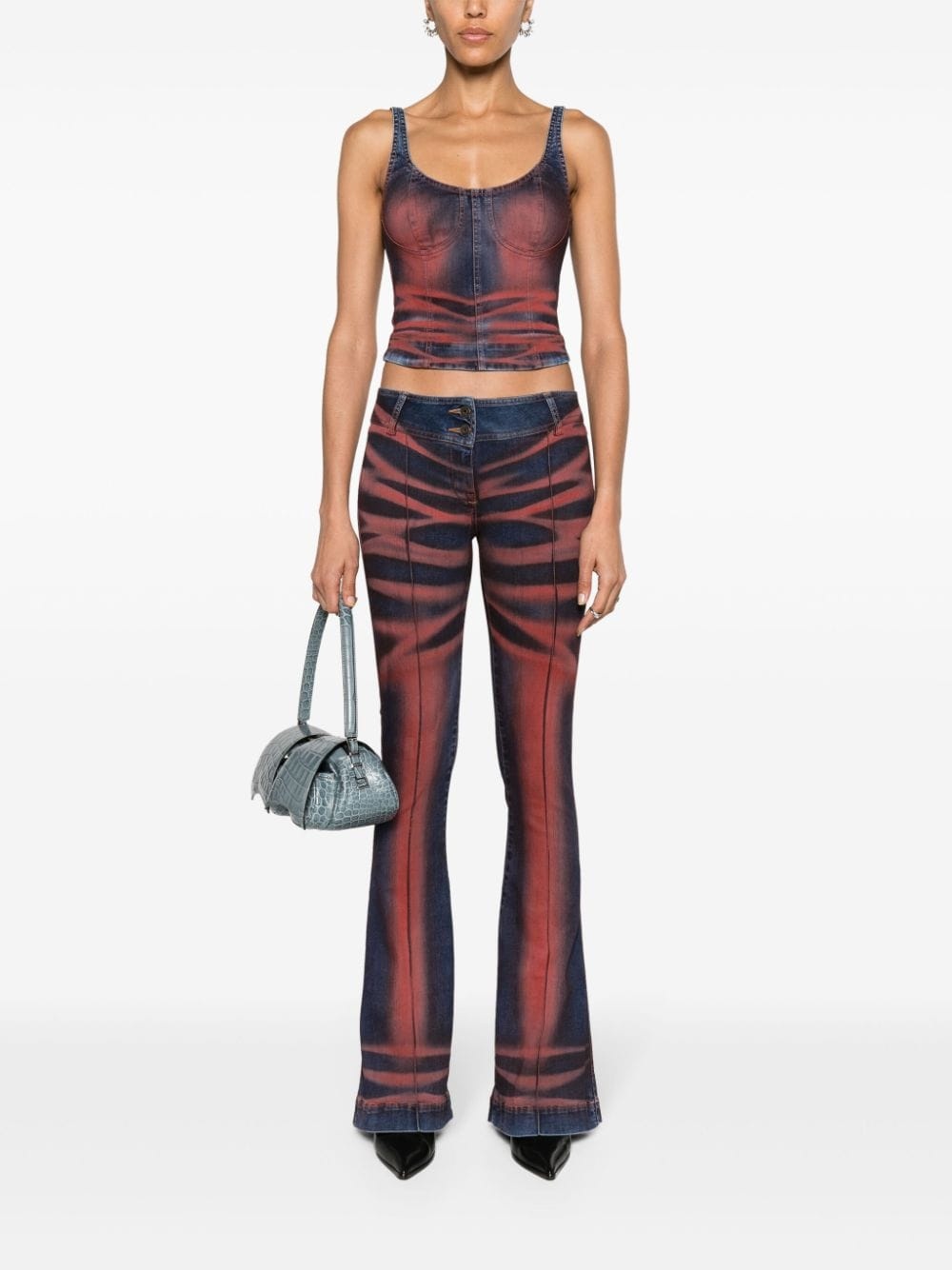 Harley denim crop top - 3