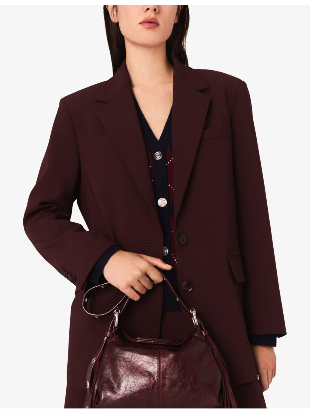 Belted Single-Breasted Stretch Wool-Blend Blazer - 3