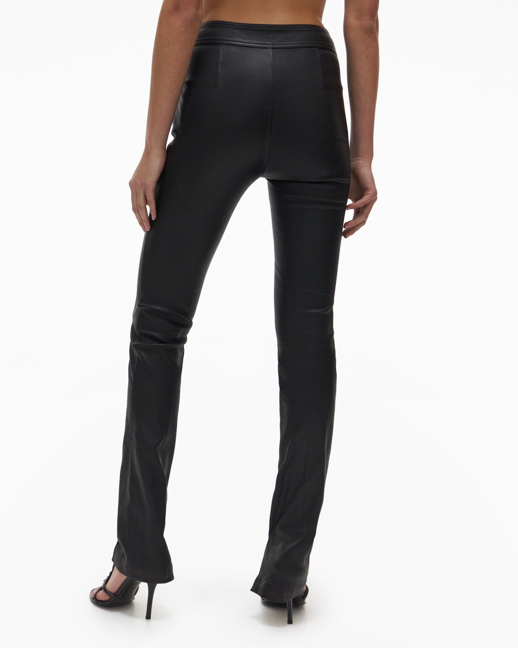 CORE SLIT LEATHER PANT - 4