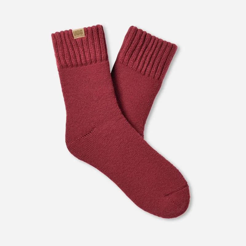 ® Men's Camdyn Cozy Sock Polyester Blend in Coffee Berry - 1