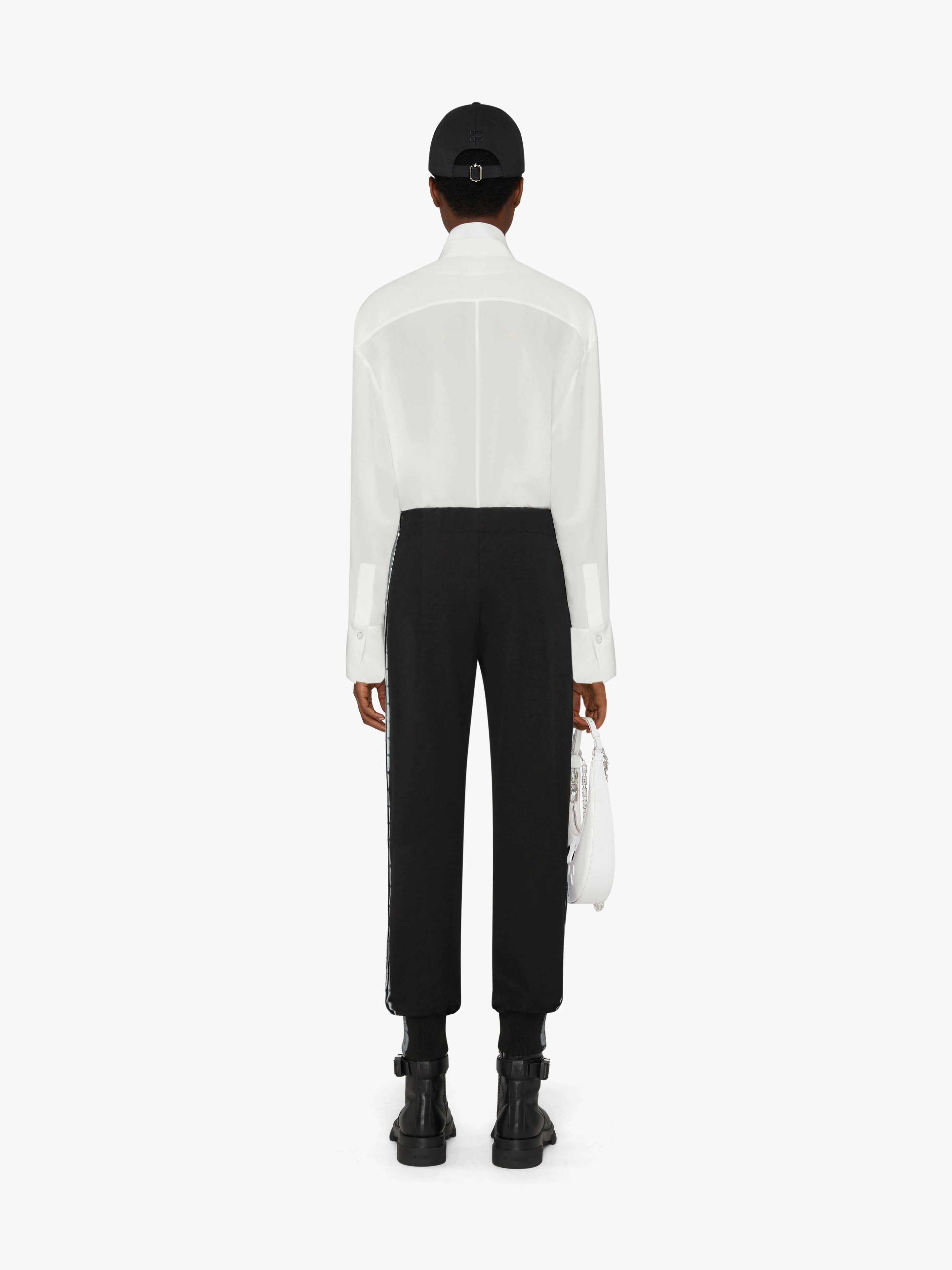 GIVENCHY SLIM FIT JOGGER PANTS WITH TAG EFFECT 4G WEBBING - 4