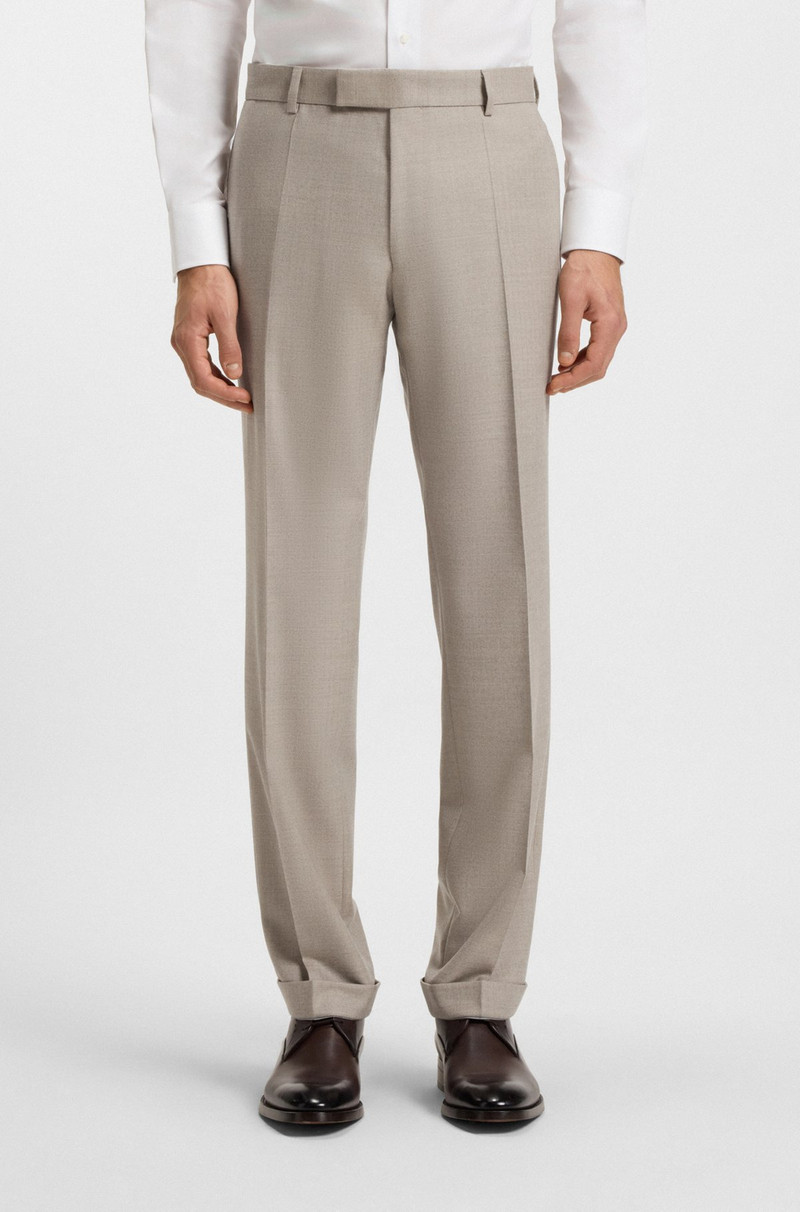 TWO-PIECE REGULAR-FIT SUIT IN HERRINGBONE VIRGIN WOOL 6