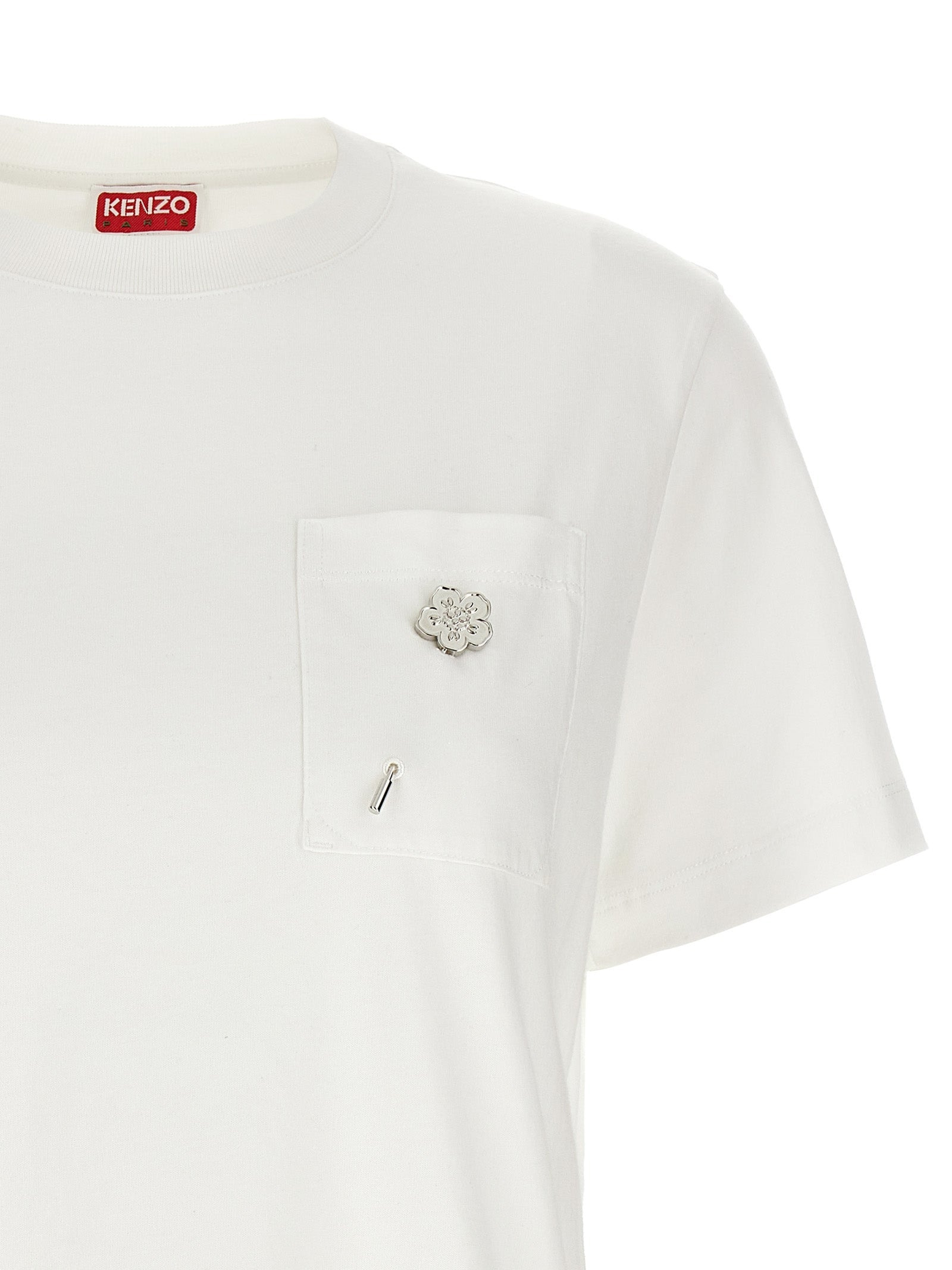 Kenzo Women Logo Pin T-Shirt - 3