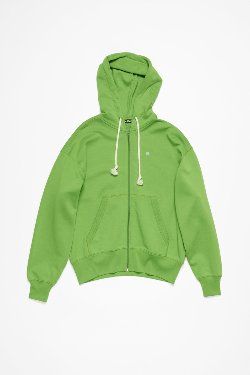Hooded zip sweater - Herb green 1