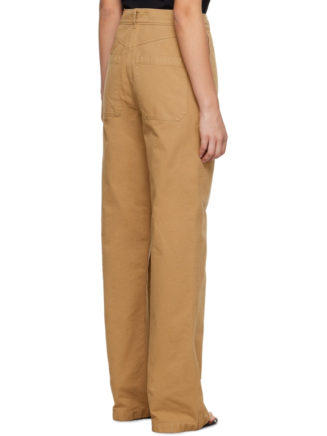 Tan Four-Pocket Trousers - 3