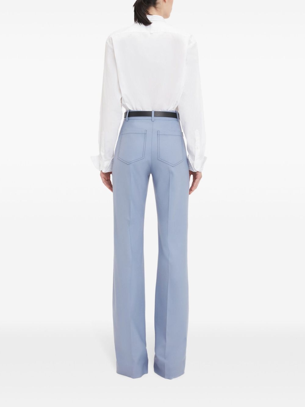 cropped tuxedo shirt - 4