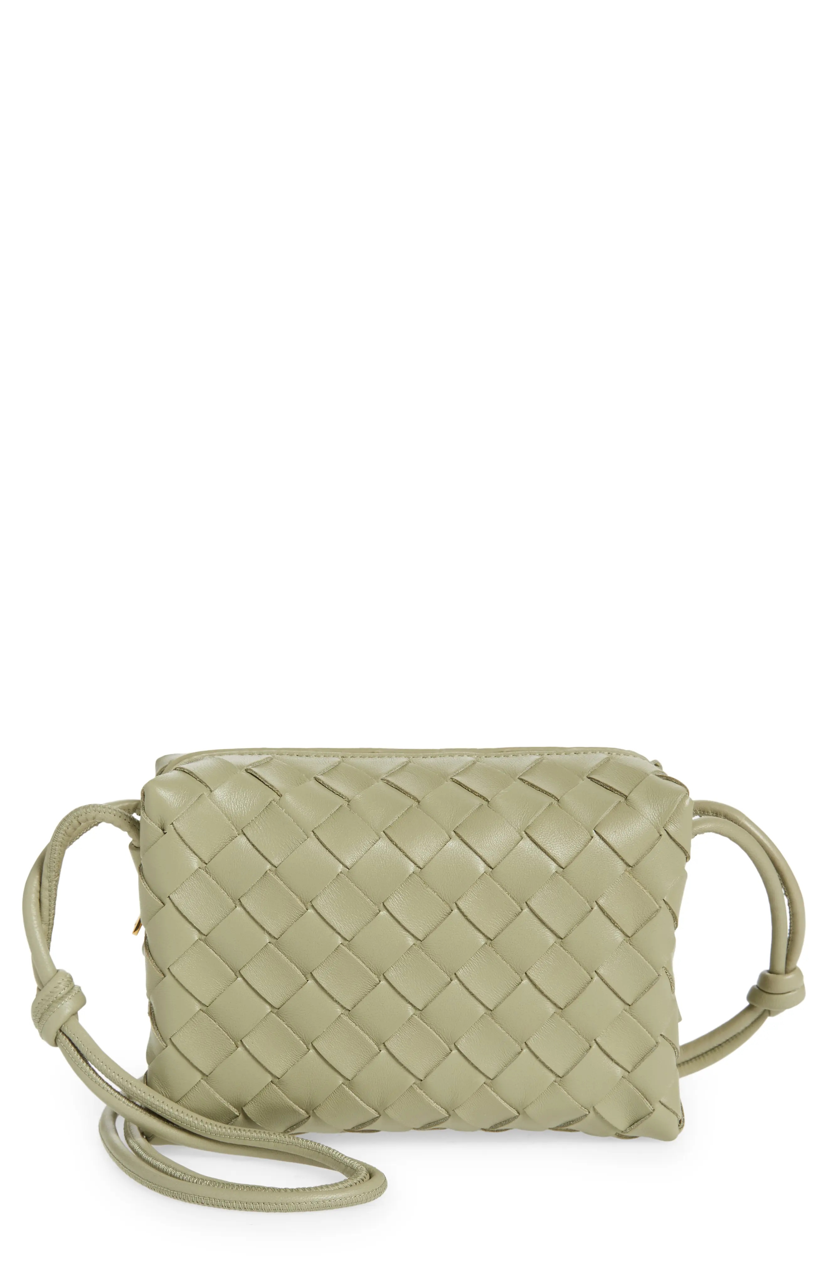 Bottega Veneta Small Intrecciato Leather Crossbody Bag