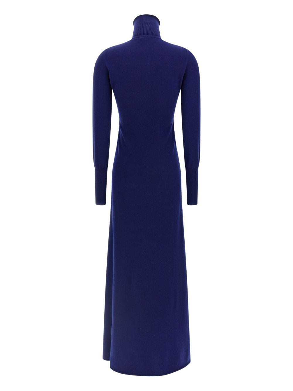 ribbed-knit polo maxi dress - 2