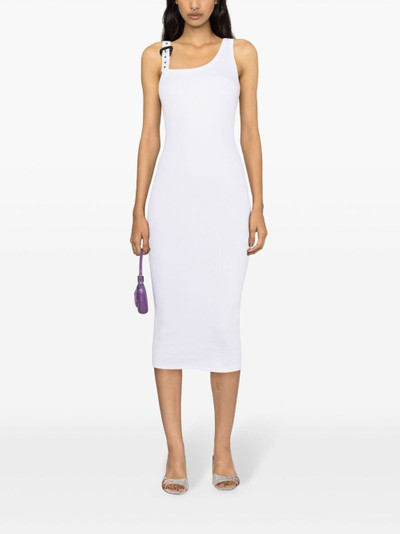 VERSACE JEANS COUTURE ribbed-knit midi dress outlook